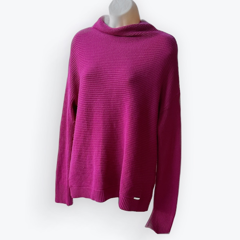 Dopamine Cozy Chic Casual Streetwear Alpine Holiday Mock Turtleneck Sweater ~ S